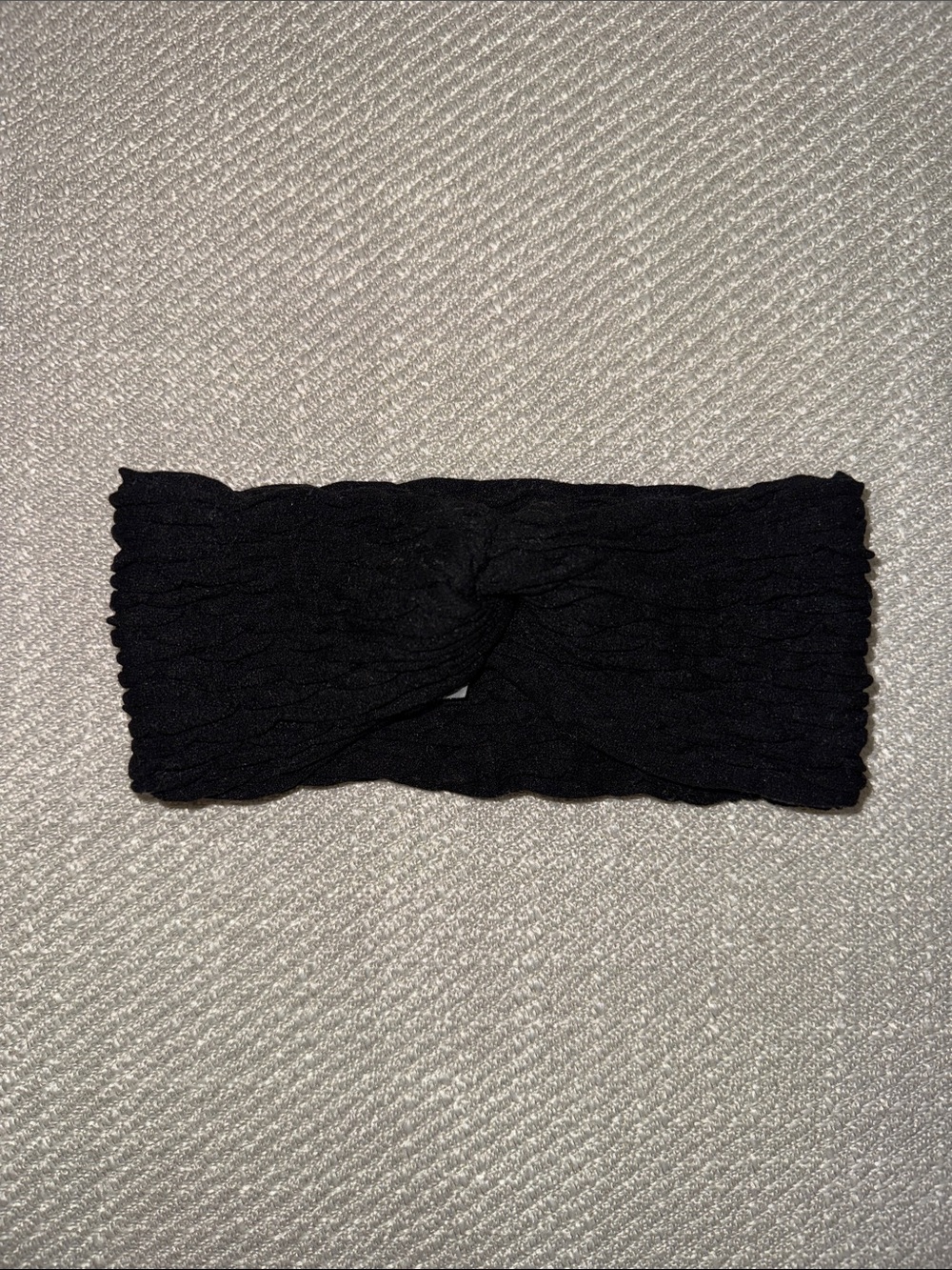 Black Headband with Knot